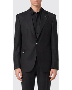 Billionaire Single-Breasted Virgin Wool Blazer - Black