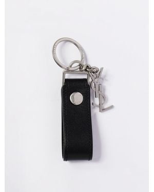 Saint Laurent Keyring - White