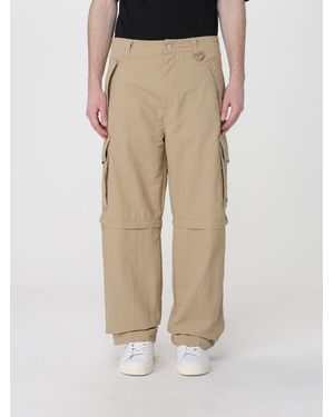 HUGO Technical Fabric Cargo Pants - Natural