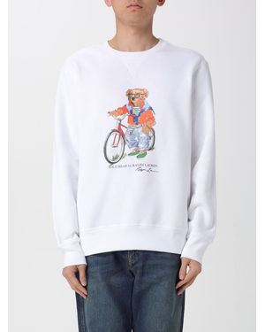 Polo Ralph Lauren Cotton Crew Neck Sweatshirt - White