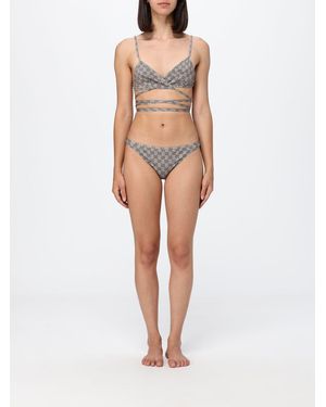 Gucci Triangel-Bikini Aus Jersey Mit Gg-Monogramm - Weiß