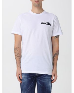 Dsquared2 Ducati Camiseta Hombre - Blanco