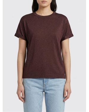 Brunello Cucinelli Nylon T-Shirt - Rot