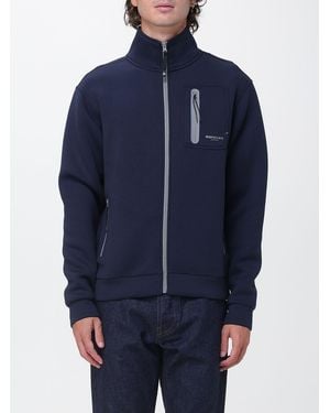 Murphy & Nye High Neck Full-Zip Neoprene Sweatshirt - Blue