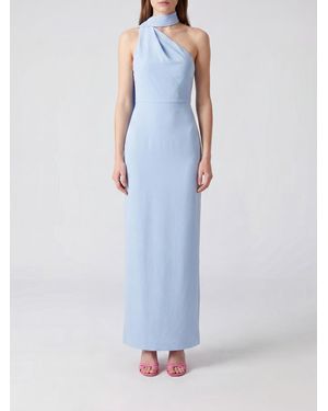 Solace London One-Shoulder Dress - Blue