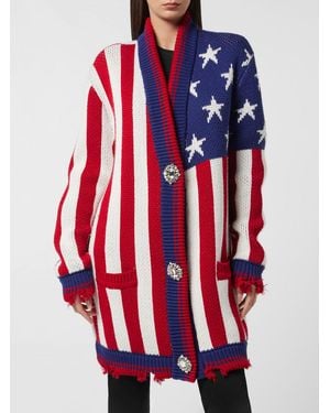 Philipp Plein Strickjacke Damen - Rot