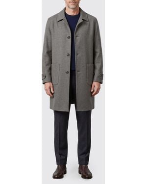 Eleventy Single-Breasted Short Coat - Grey