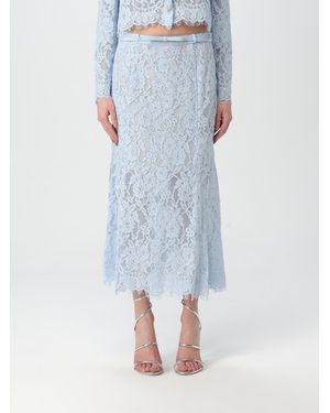 Self-Portrait Midi Skirts - Blue
