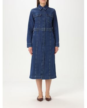 7 For All Mankind Abito Chemisier - Blu