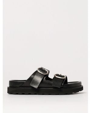 Jil Sander Flat Sandals - Black