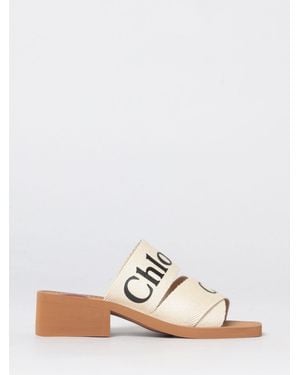 Chloé Flat Sandal - White