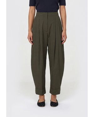PT Torino Twill Cropped Pants - Green