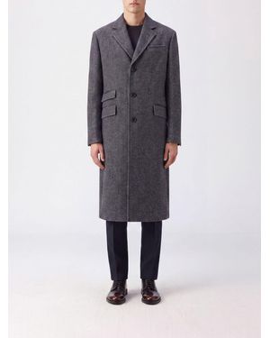Valentino Garavani Single-Breasted Long Coat - Blue