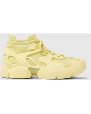 CAMPERLAB Tossu 3D Recycled Pet Knit Trainers - Yellow