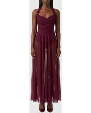 Norma Kamali Jersey Maxi Dress - Purple