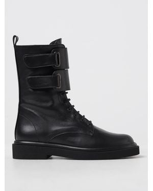Paloma Barceló Flat Ankle Boots Paloma Barcelò - Black