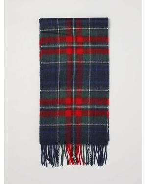 Barbour Tartan Pattern Scarf - Blue