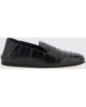 Giuseppe Zanotti Rupert 10 Eel Leather Loafers With Metallic Logo - White