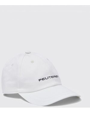 Peuterey Cotton Hat With Embroidered Logo - White