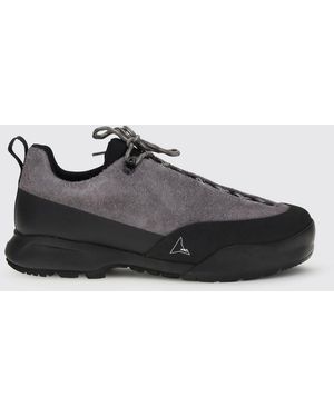 ROA Cincino Suede And Rubber Trainers - Black