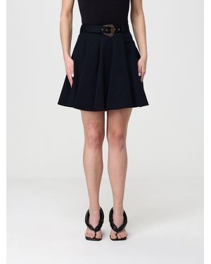 Versace Jeans Couture Stretch Cotton Skirt - Blue