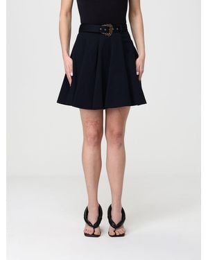 Versace Jeans Couture Stretch Cotton Skirt - Blue