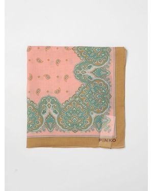 Pinko Pañuelo De Algodón Con Estampado Paisley - Azul