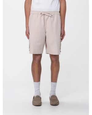 Brunello Cucinelli Linen And Cotton Shorts - Natural