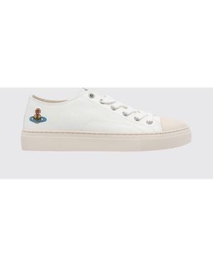 Vivienne Westwood Cotton Canvas Trainers - Natural