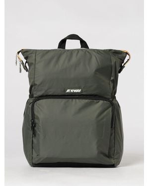 K-Way The Maizy Nylon Backpack With Logo - Green