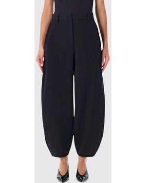 By Malene Birger High-Waist Wide-Leg Pants - Blue