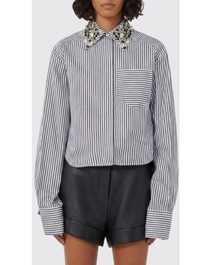 Sportmax Striped Cotton Shirt - Grey