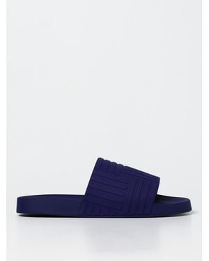 Bottega Veneta Rubber Slides - Blue