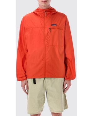 Patagonia Variable Hooded Jacket Breathable Zip Pocket - Red