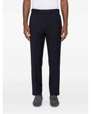 Barena Virgin Wool Tailored Trousers - Blue