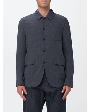 Emporio Armani Cotton Overshirt - Blue