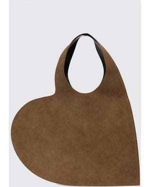 Coperni Heart Tote Bag - Brown