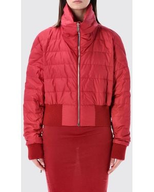RICK OWENS MONCLER Quilted Nylon Down Jacket Rick Owens X Moncler - Red