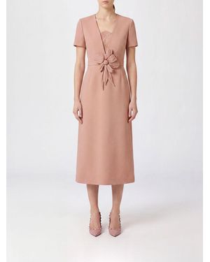 Valentino Garavani Midi Sheath Dress - Pink