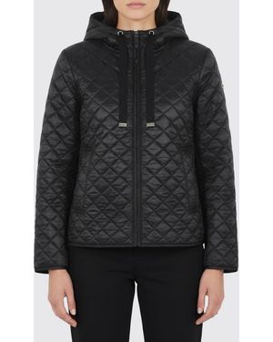 Max Mara Hooded Quilted Jacket - Black