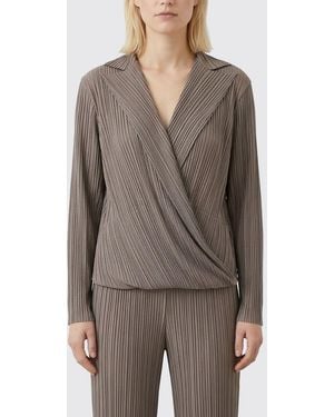 Giorgio Armani Pleated Crepe Co-Ord Set - Brown