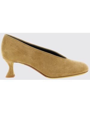Moschino Suede Pumps - Natural