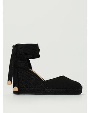 Castañer Carina Organic Cotton Canvas Espadrilles - Black