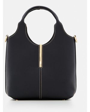 Tod's Small Leather Shopping Tote Bag - Black
