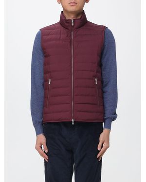 Brunello Cucinelli Quilted And Padded Gilet - Purple