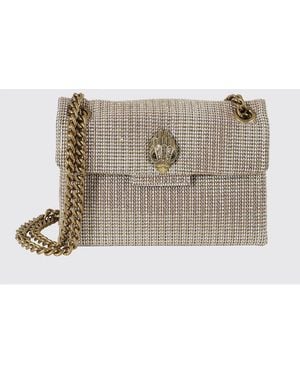 Kurt Geiger Bolso Kensington De Pata De Gallo Con Strass - Gris