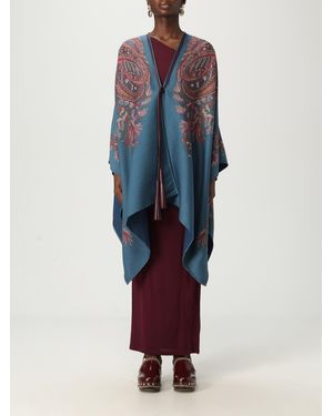 Etro Capa Mujer - Azul