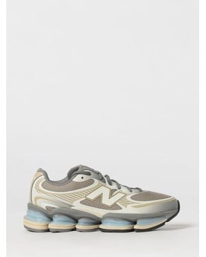 New Balance Abzorb 2000 Two-Tone Mesh And Synthetic Low-Top Trainers - White