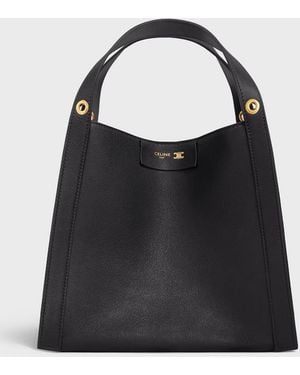 Celine Mini Leather Bag - Black