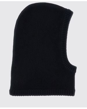 Lisa Yang Pure Cashmere Balaclava With Ribbed Edges - Black
